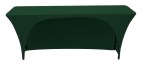 Green Color 18 x 72 Training Table Cover with Open Back 